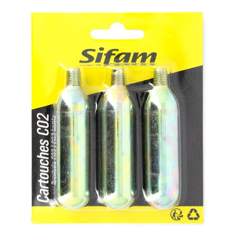 Prémium Cartouches CO2 pour kit de réparation.