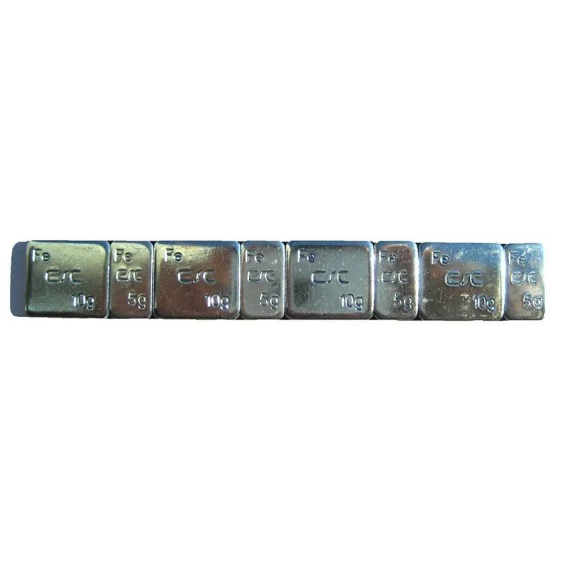 Legkelendőbb Masses d‘Equilibrage Couleur gris acier - 10x Barrettes de 60g (5 et 10g)
