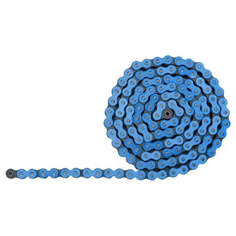 Chaine en Pas 420 - Hyper Renf/Ss Joints Toriques/Attache Rapide - 136 Maillons - Bleu Fluo Legnépszerűbb