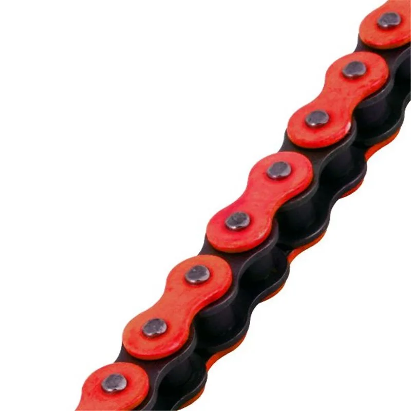 Chaine Pas 428-Hyper Renf./Ss Joints Toriques/Attache Rapide-136 Maillons-Rouge Bestseller