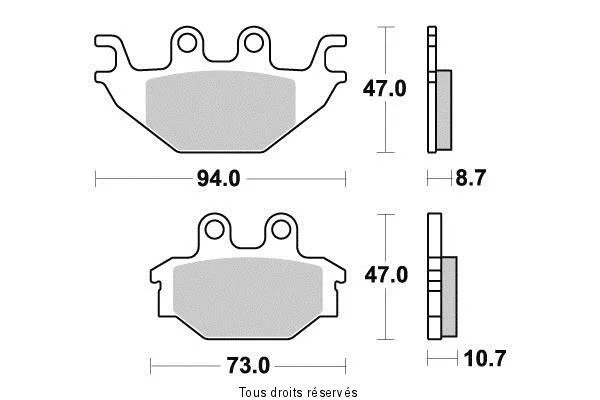 Legnépszerűbb Plaquette Kyoto Semi-métal KYMCO MXU 250 2004-2007