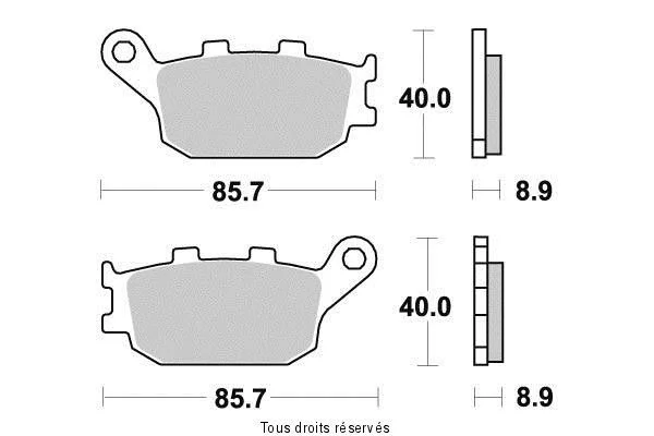 Kedvezményes ár Plaquette Vesrah Métal Fritté