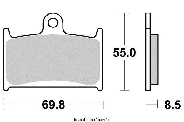 Plaquette Vesrah Métal Fritté Népszerű