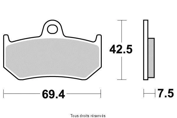 Alacsony ár Plaquette Vesrah Métal Fritté