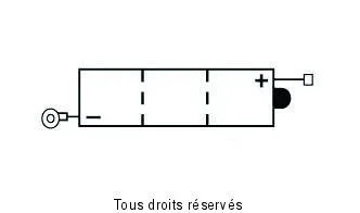 Olcsóbb 6n4-2a-5 L 71mm W 71mm H 96mm 6v 4ah Acide 0,19l