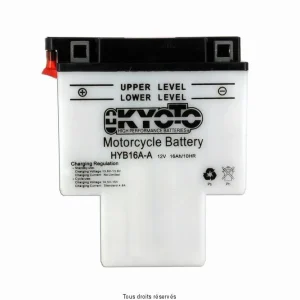 Hyb16a-a L 151mm W 91mm H 182mm 12v 16ah Acide 1,1l Ne maradj le