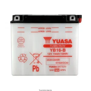 Yb16-b L 176mm W 101mm H 156mm 12v 19ah Legjobb ár