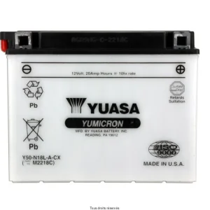 Expressz kézbesítés Y50-n18l-a L 206mm W 91mm H 164mm 12v 20ah