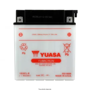 Legnépszerűbb Yb30cl-b L 168mm W 132mm H 192mm 12v 30ah