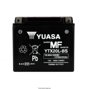 Szuper akció Ytx20l-bs L 175mm W 87mm H 155mm 12v 18ah