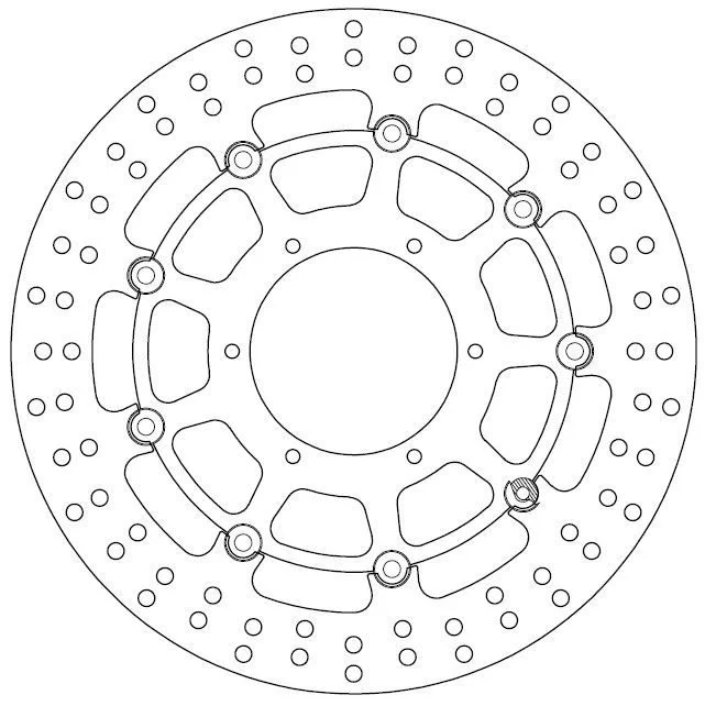 Disque de Frein Flottant HONDA - Homologué TÜV Legkelendőbb