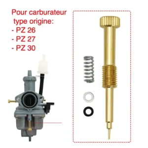 Vis réglage richesse / vis air accès facile carburateur PZ 26 PZ 27 PZ 30 Dirt Bike & Quad Szezonális akció
